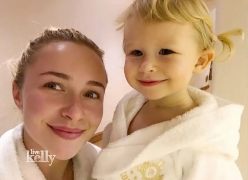 Hayden con su hija Kaya