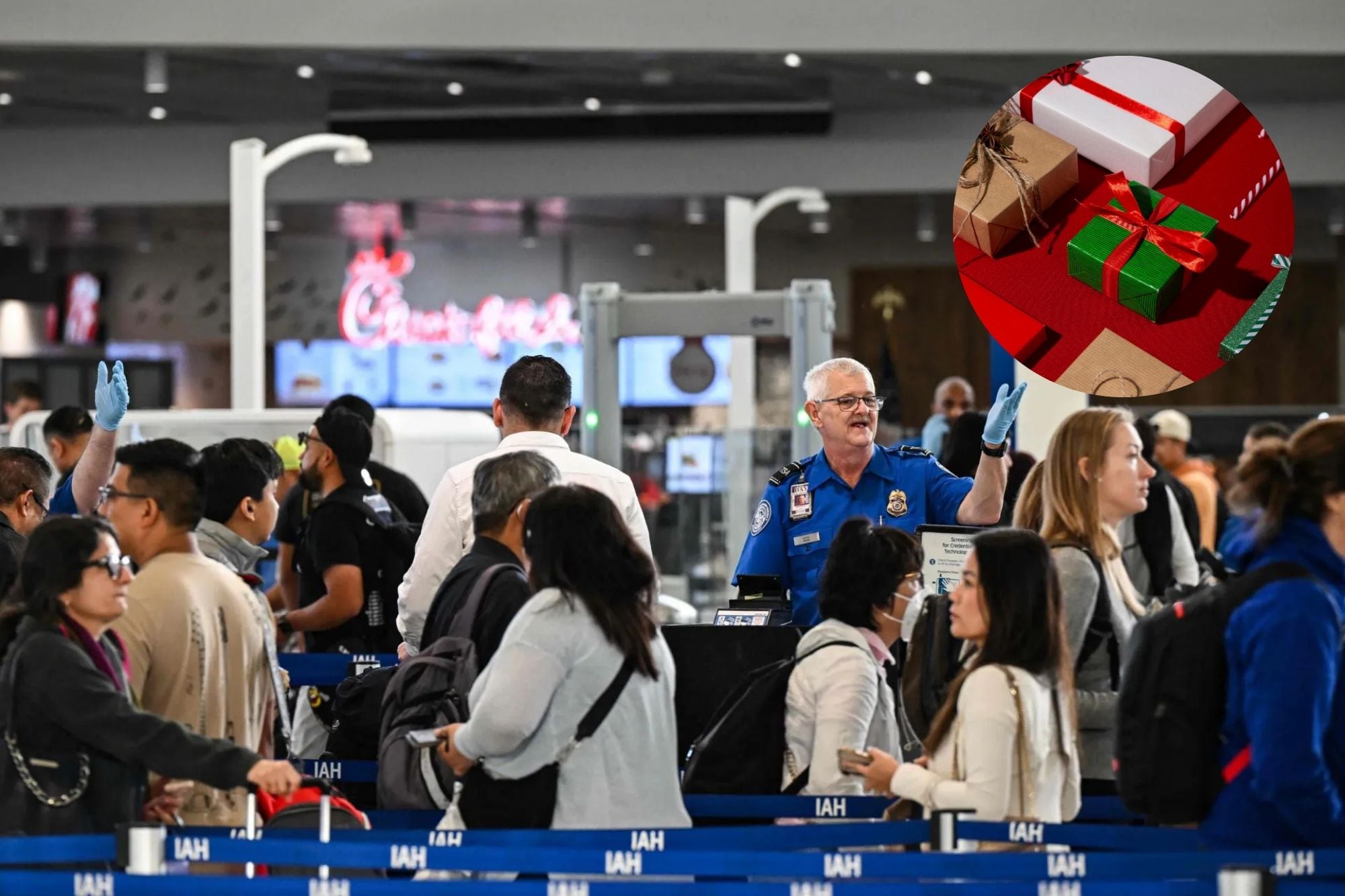 Advertencia urgente de la TSA sobre regalos de Navidad envueltos: por qué no debes llevarlos en tu equipaje de mano