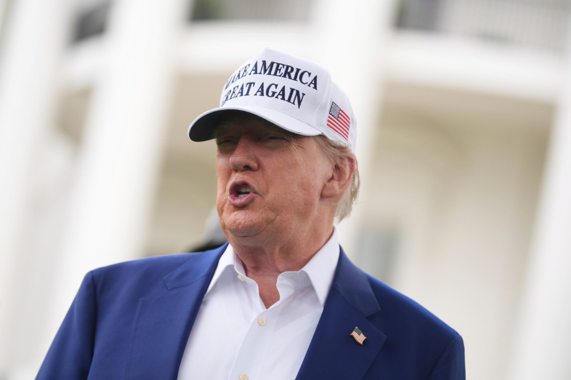 El presidente Donald Trump, en la Casa Blanca.