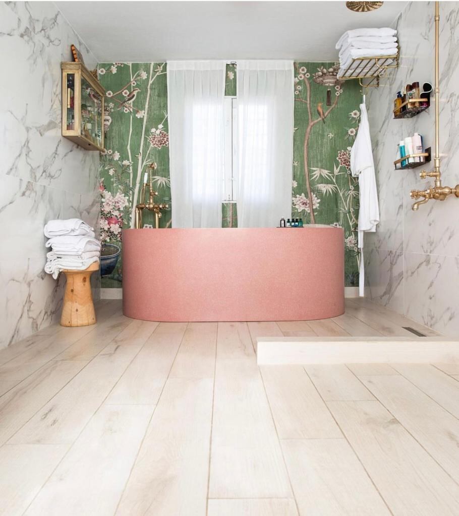 El baño remodelado por La China Suárez