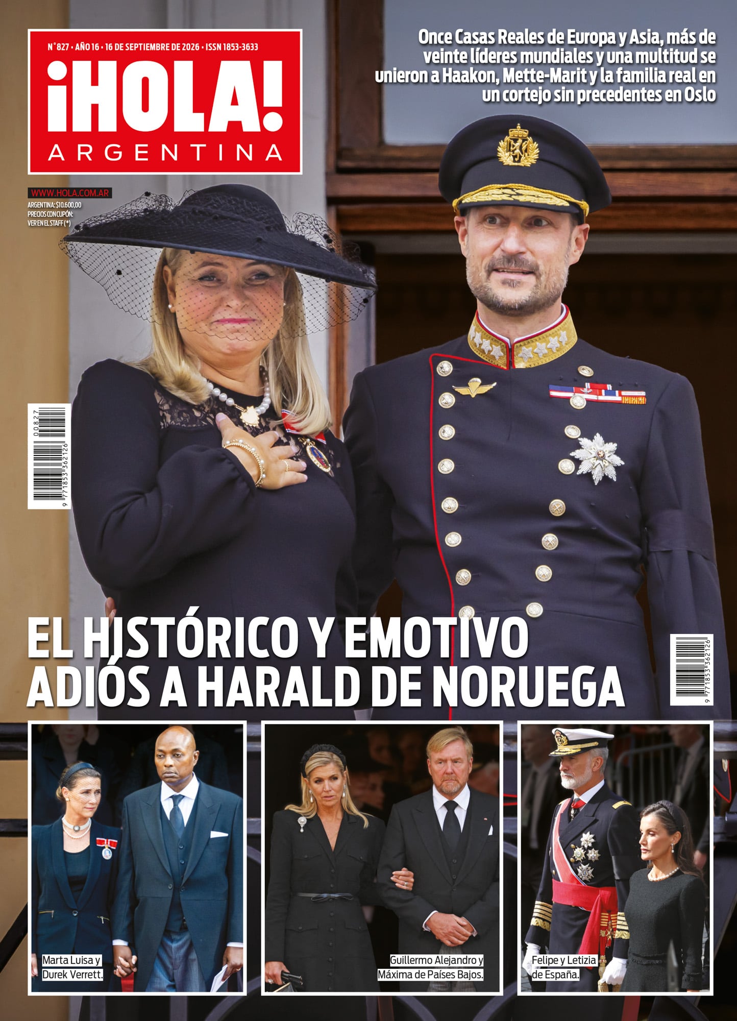 La tapa de revista ¡Hola! de esta semana