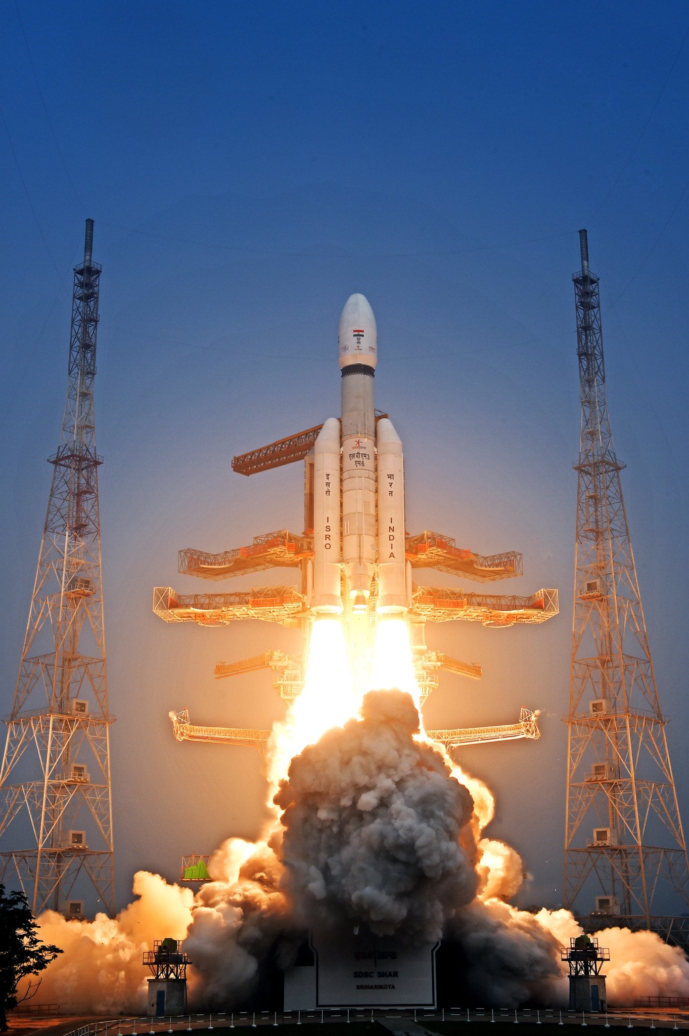 Un cohete de la Agencia Espacial India (ISRO) despega con un satélite 5G de 6 toneladas en su interior, que liberó en la órbita baja terrestre (LEO)