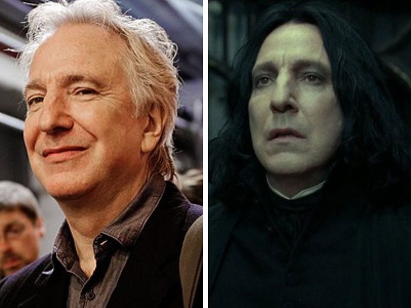 Alan Rickman se puso en la piel del misterioso profesor Severus Snape