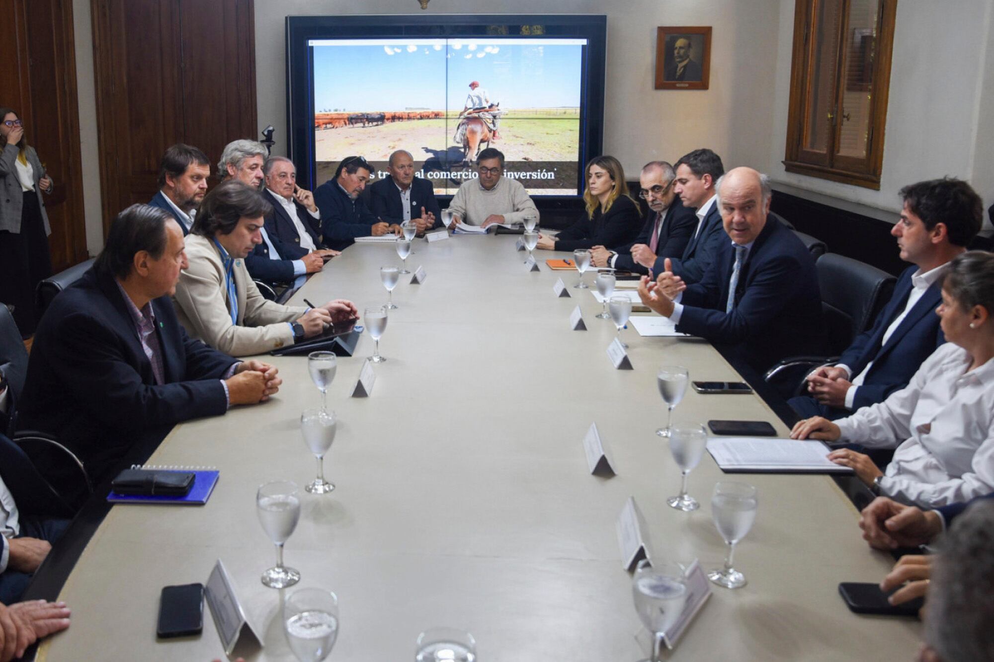 El 14 de abril pasado fue el último encuentro de la Mesa de Enlace con Sergio Iraeta