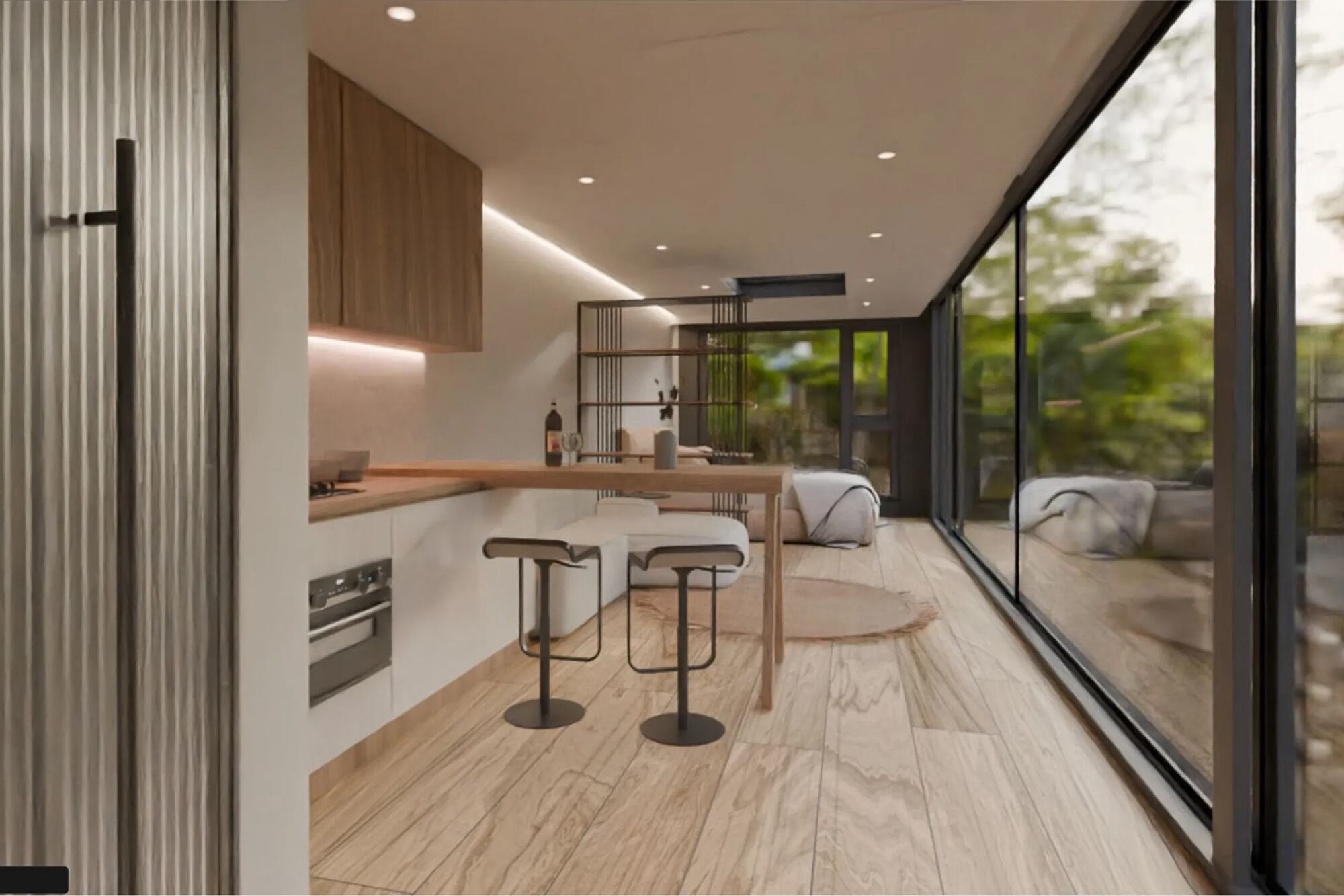 Los primeros modelos de estas casas cápsula que llegan a Uruguay podrán visitarse a partir de agosto en un showroom que se instalará en Punta del Este