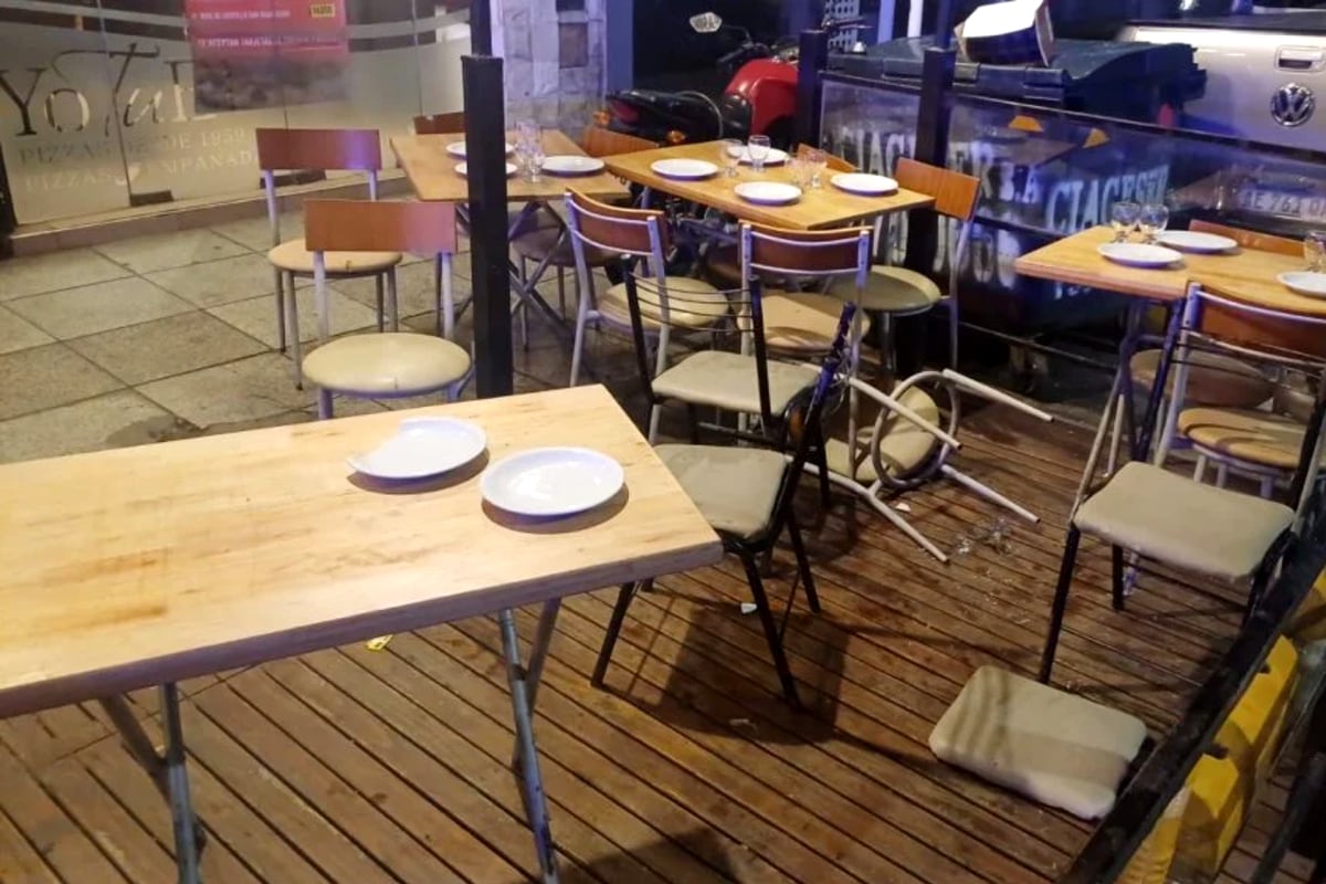 Mar de Plata: un hombre encontró a su novia con otro y desató una feroz pelea en una pizzería