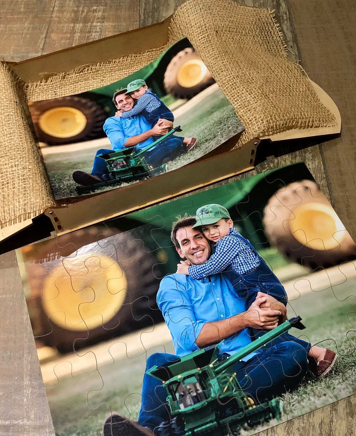 Los rompecabezas personalizados que vende Alejo en Tu Puzzle