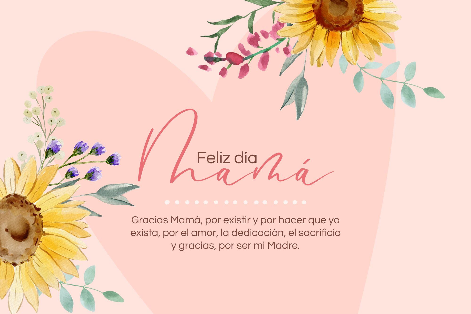 Una tarjeta para regalarle a mamá