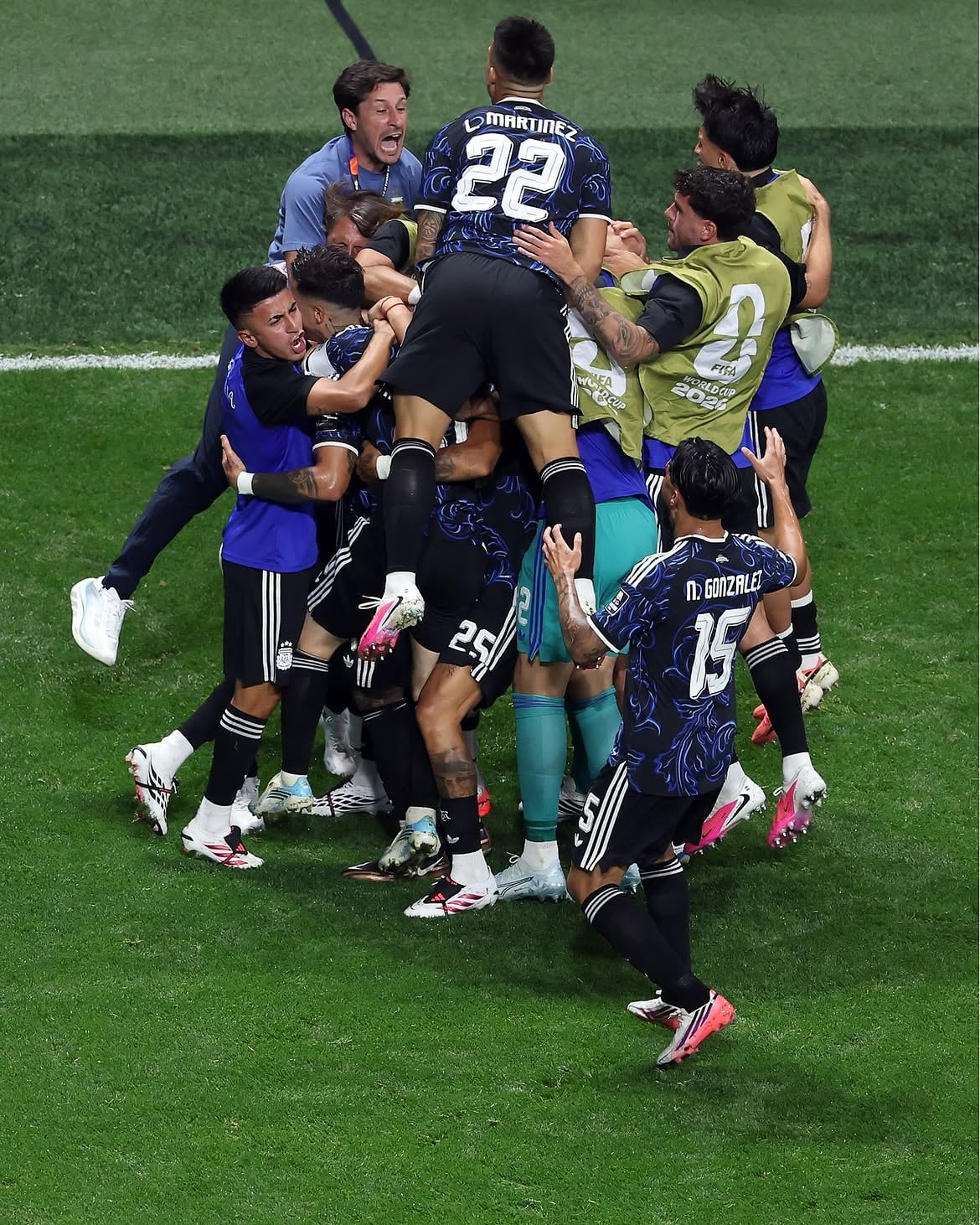 Argentina llegó como un grupo muy unido a la final (Foto: @afaselección)