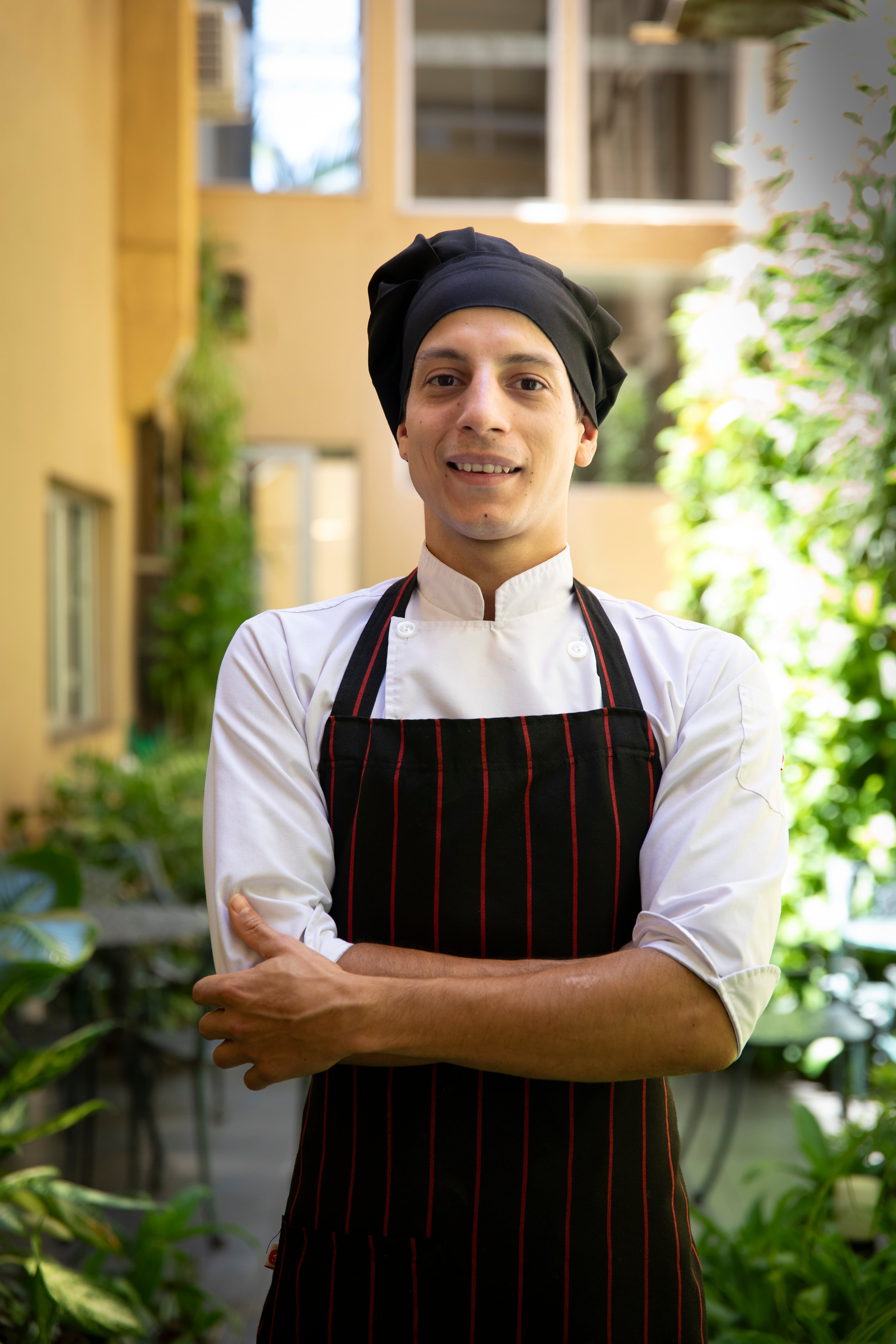 Gabriel, uno de los tres chef de Santa María.