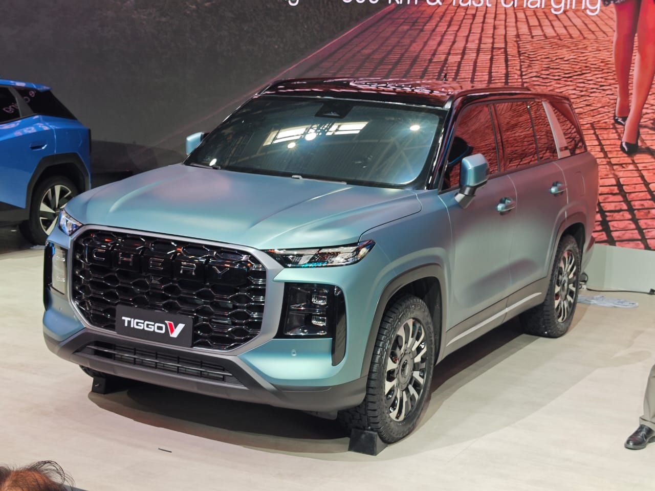 El Tiggo V, SUV que Chery mostró en el salón