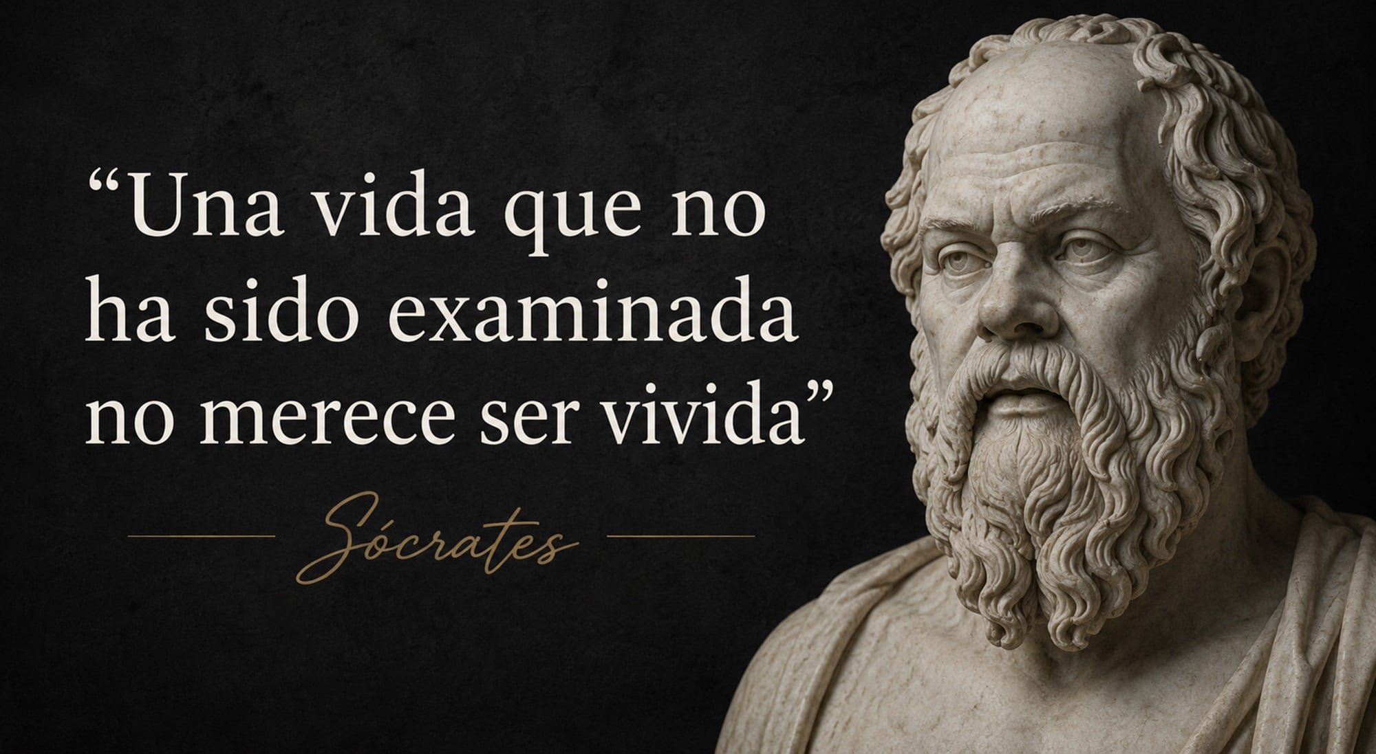 Las palabras de Sócrates se mantienen vigentes en pleno 2026