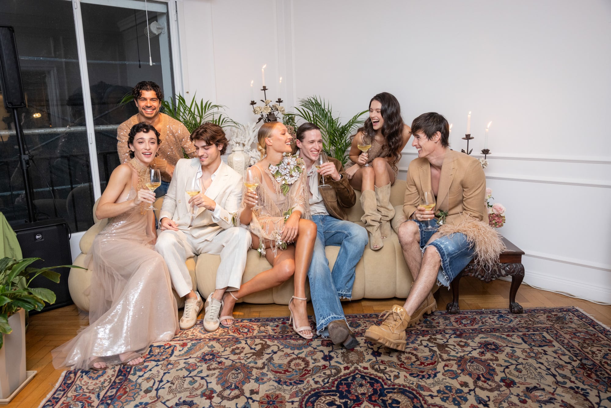 El cóctel fue el puntapié inicial a una serie de celebraciones que el diseñador planea por sus 25 años con la moda