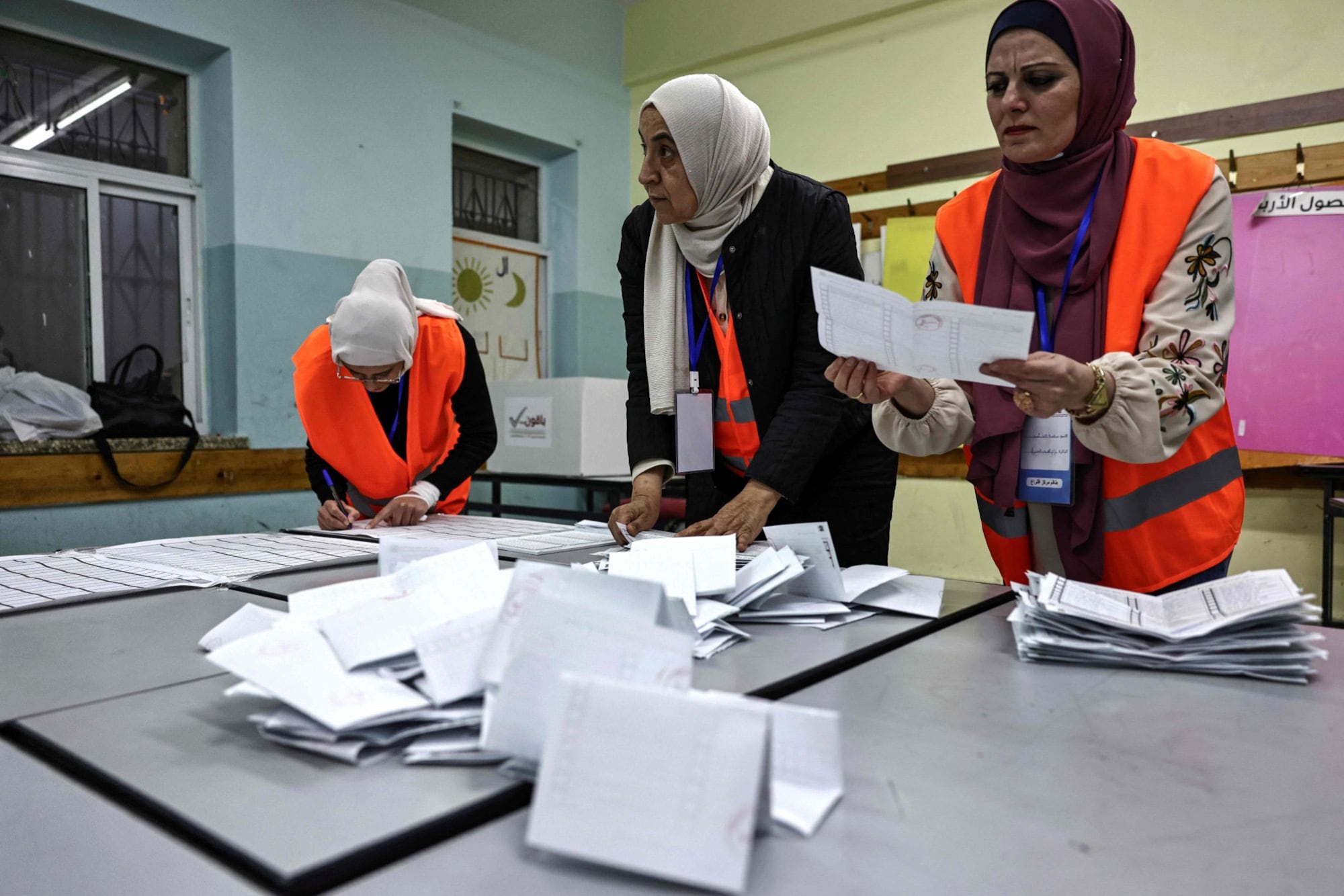 Elecciones municipales en Palestina ( Zain Jaafar / AFP)