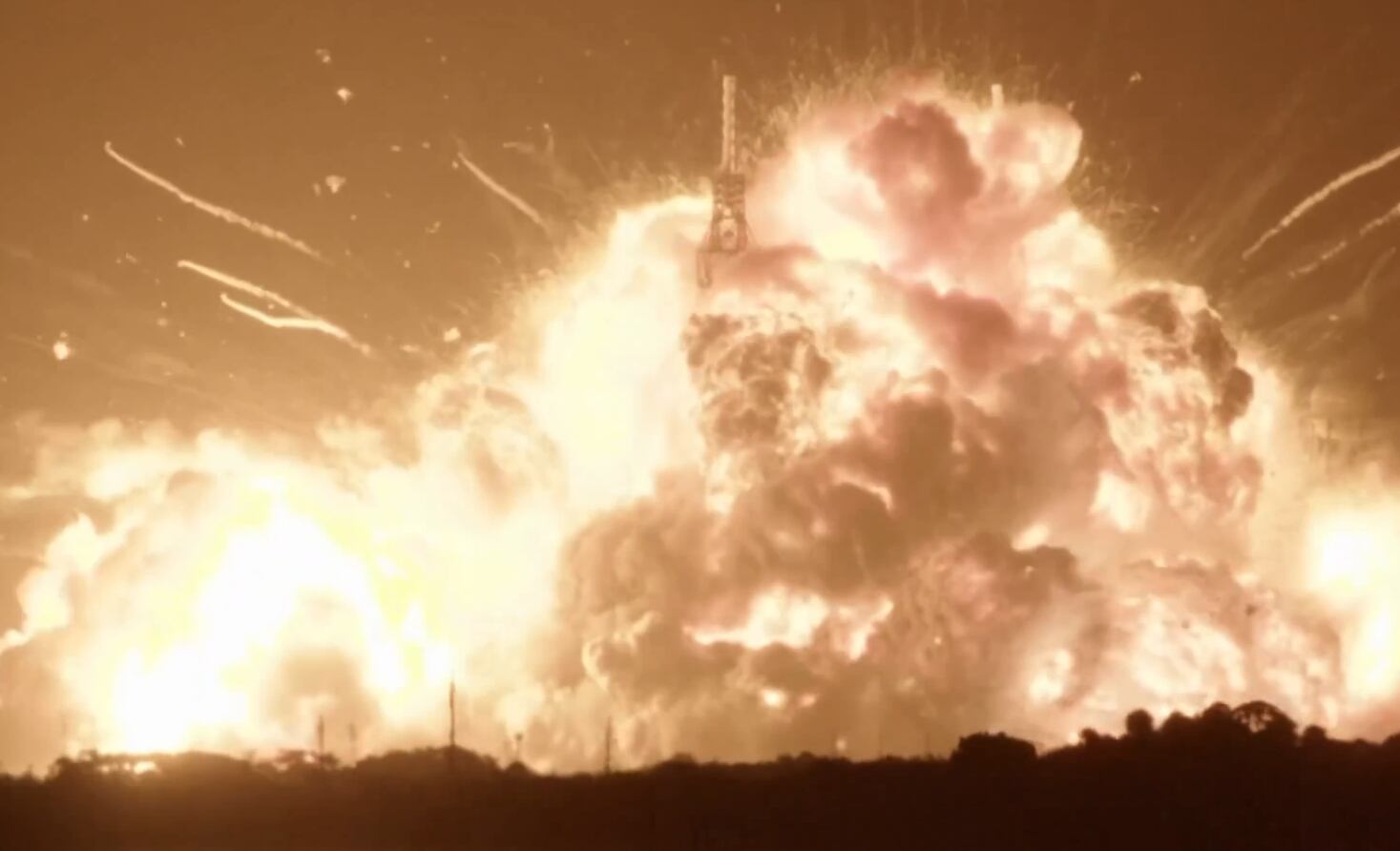 El video del momento exacto en que explotó un cohete de Blue Origin durante un ensayo en Cabo Cañaveral