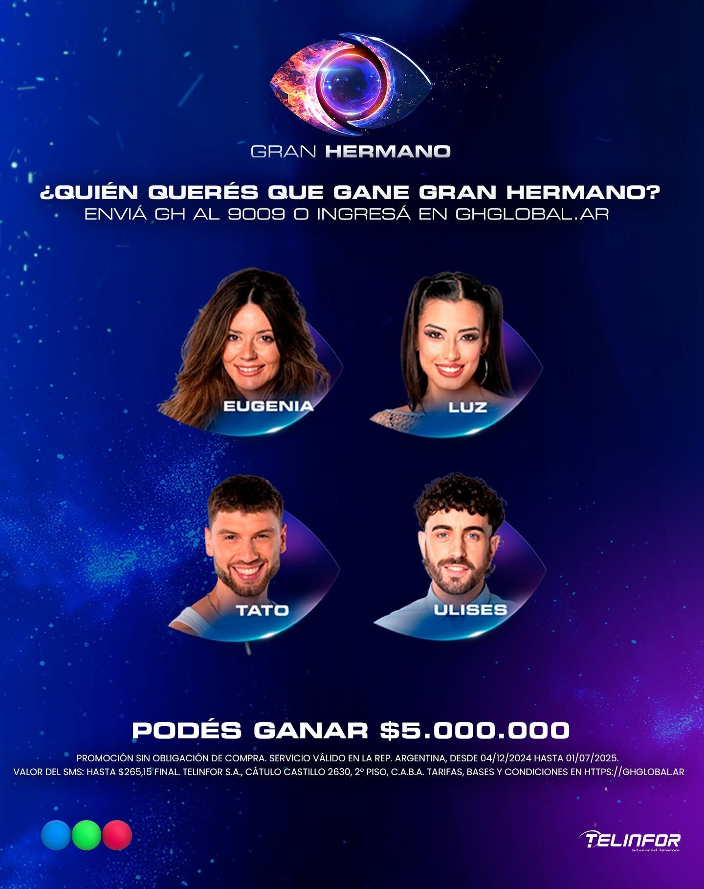 Ya está habilitada la opción para votar al nuevo ganador de Gran Hermano 2025