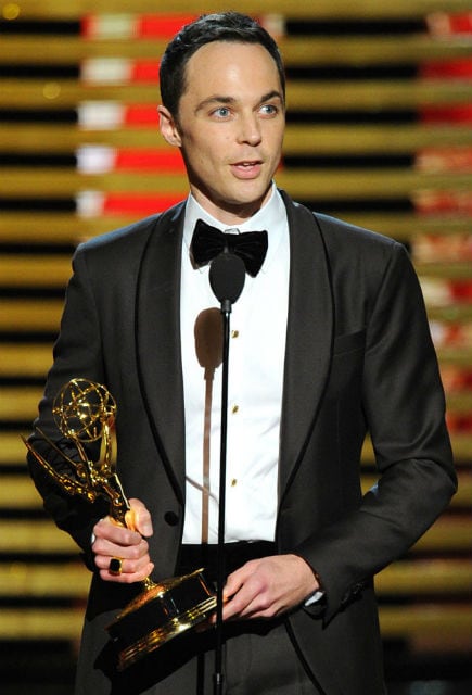 Jim Parsons con su premio Emmy