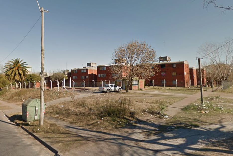 El complejo en el barrio Cerrito de Montevideo, Uruguay