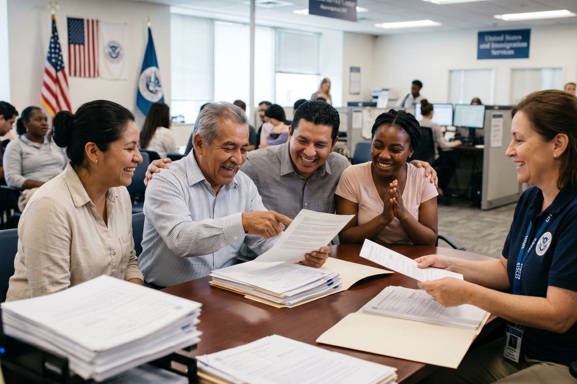 Buenas noticias para migrantes en EE.UU.: el Uscis reactiva solicitudes de asilo pausadas y beneficios