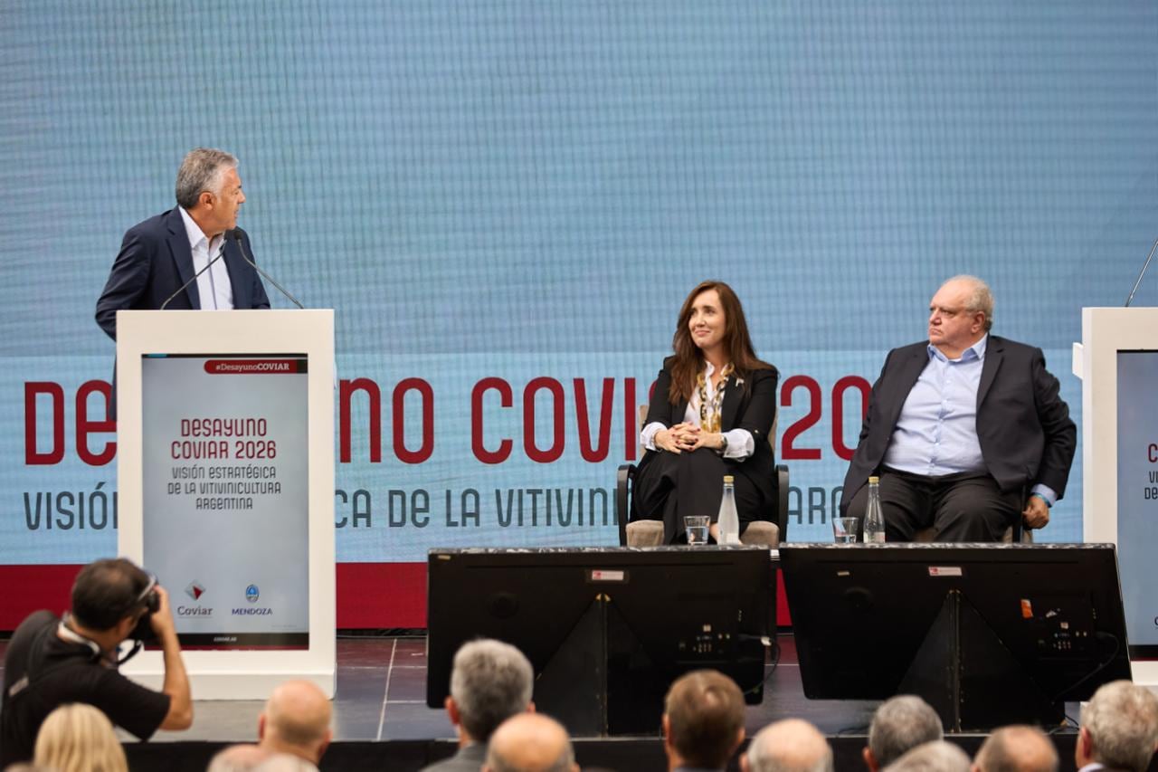 Victoria Villarruel, participó del último Desayuno de la Corporación Vitivinícola Argentina