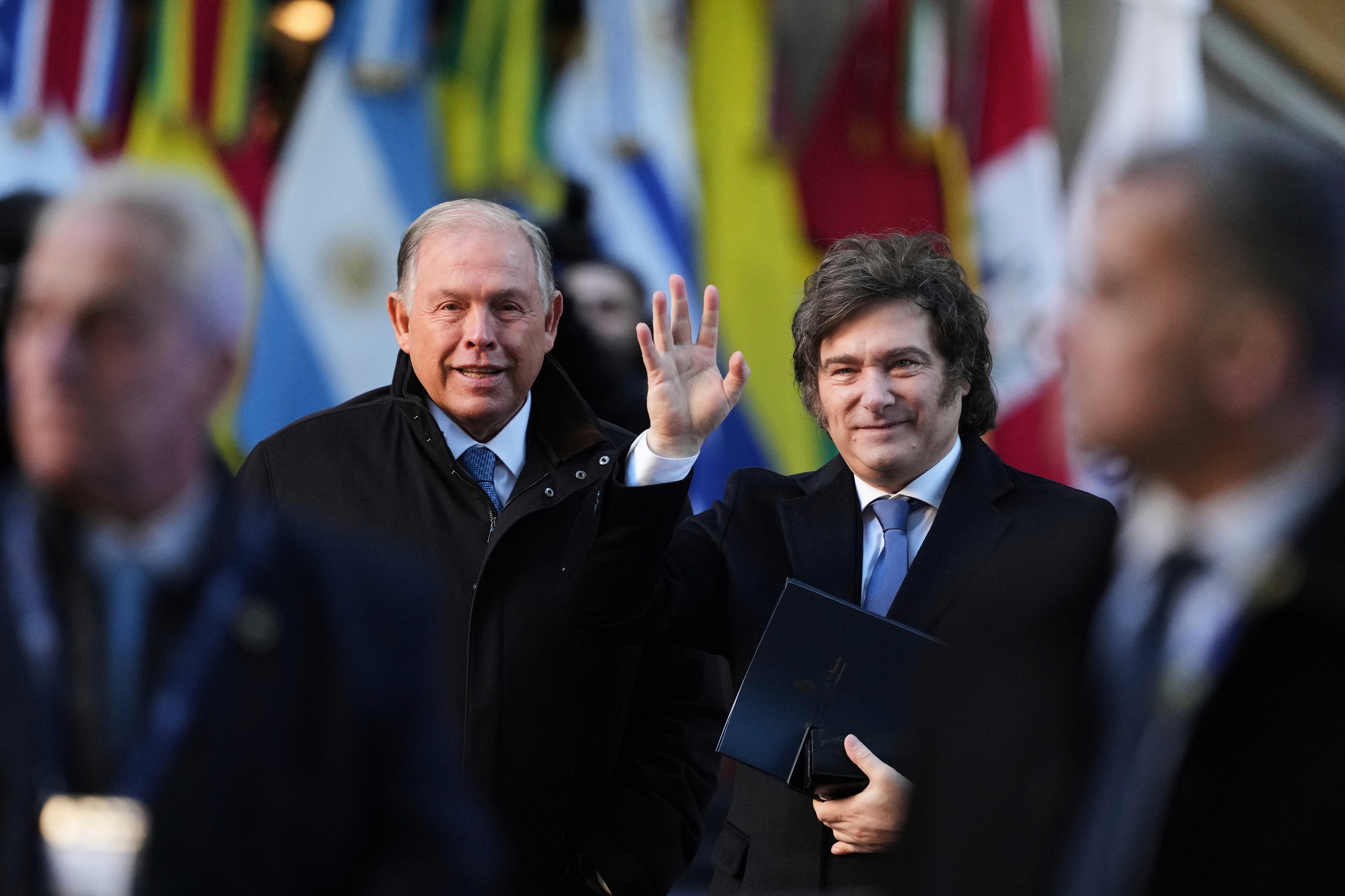 Gerardo Werthein y Javier Milei