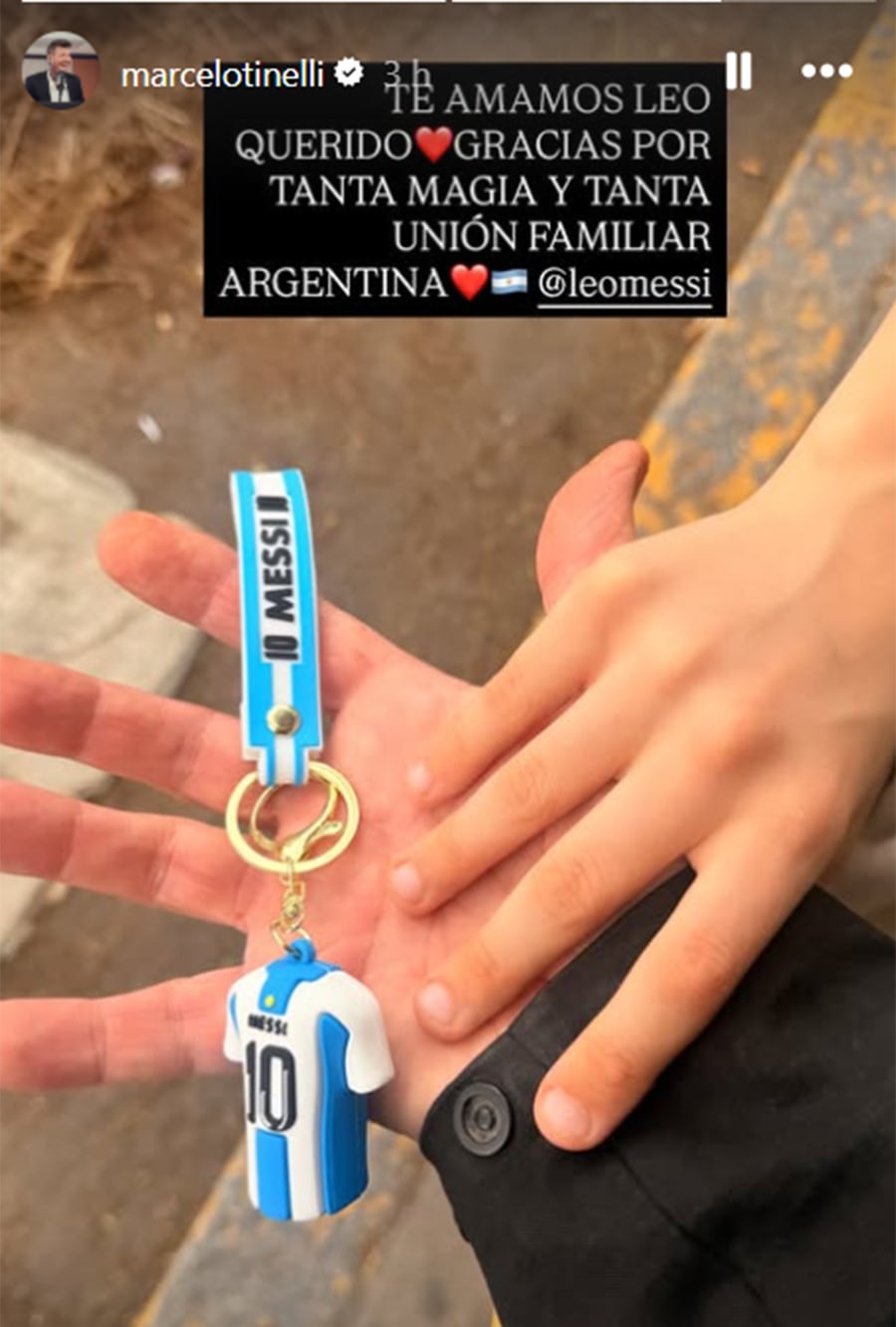 Marcelo Tinelli le dedicó un emotivo mensaje antes de que comenzara el partido