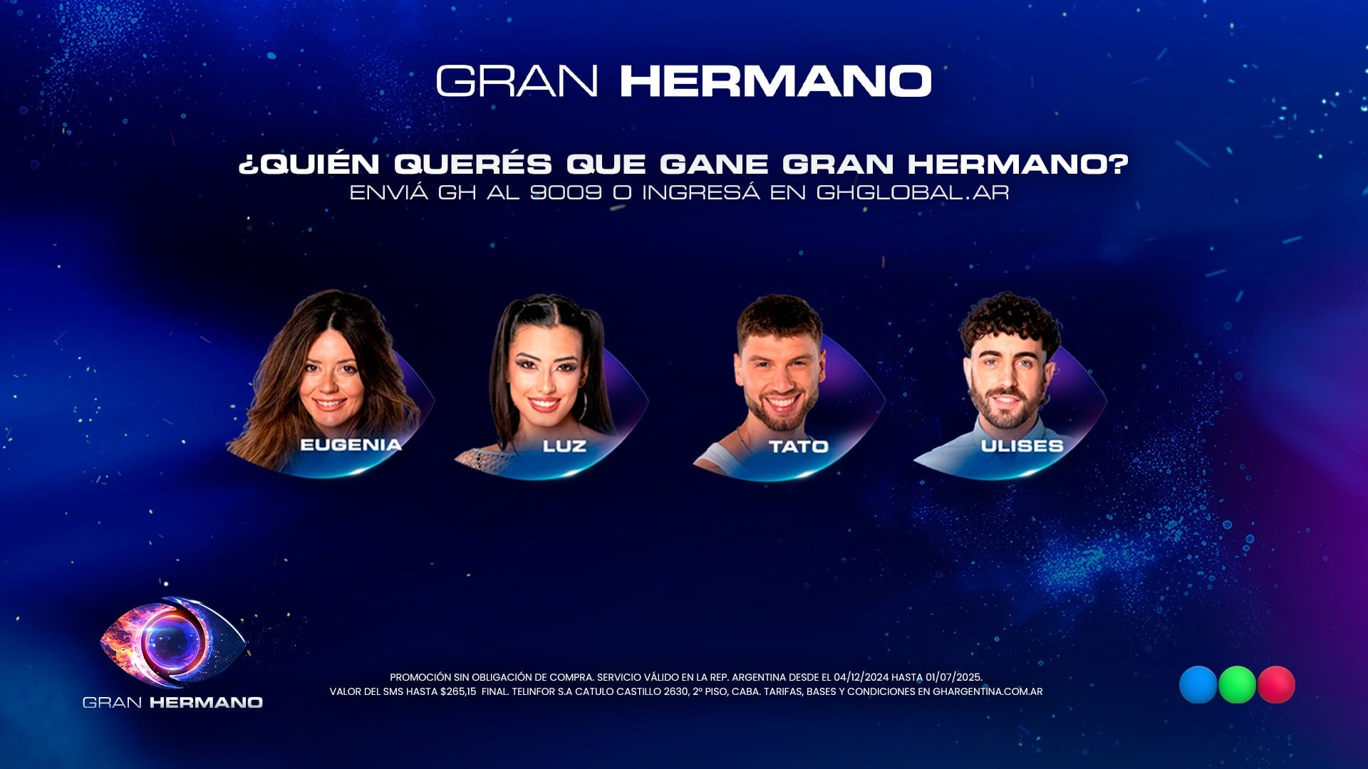 Los cuatro jugadores que continúan en carrera en Gran Hermano