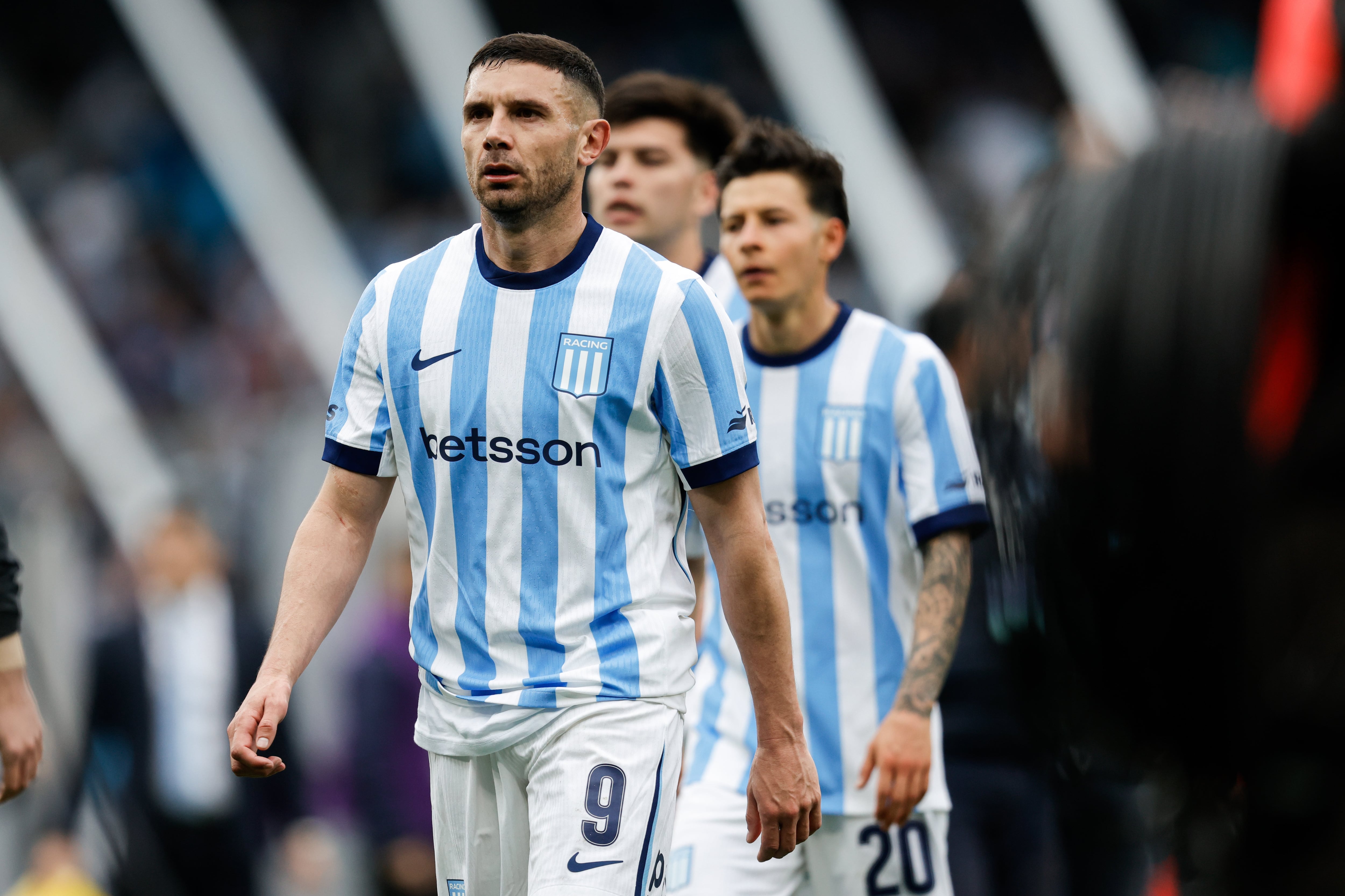 Maravilla Martínez, la imagen de un resultado que no fue favorable para Racing