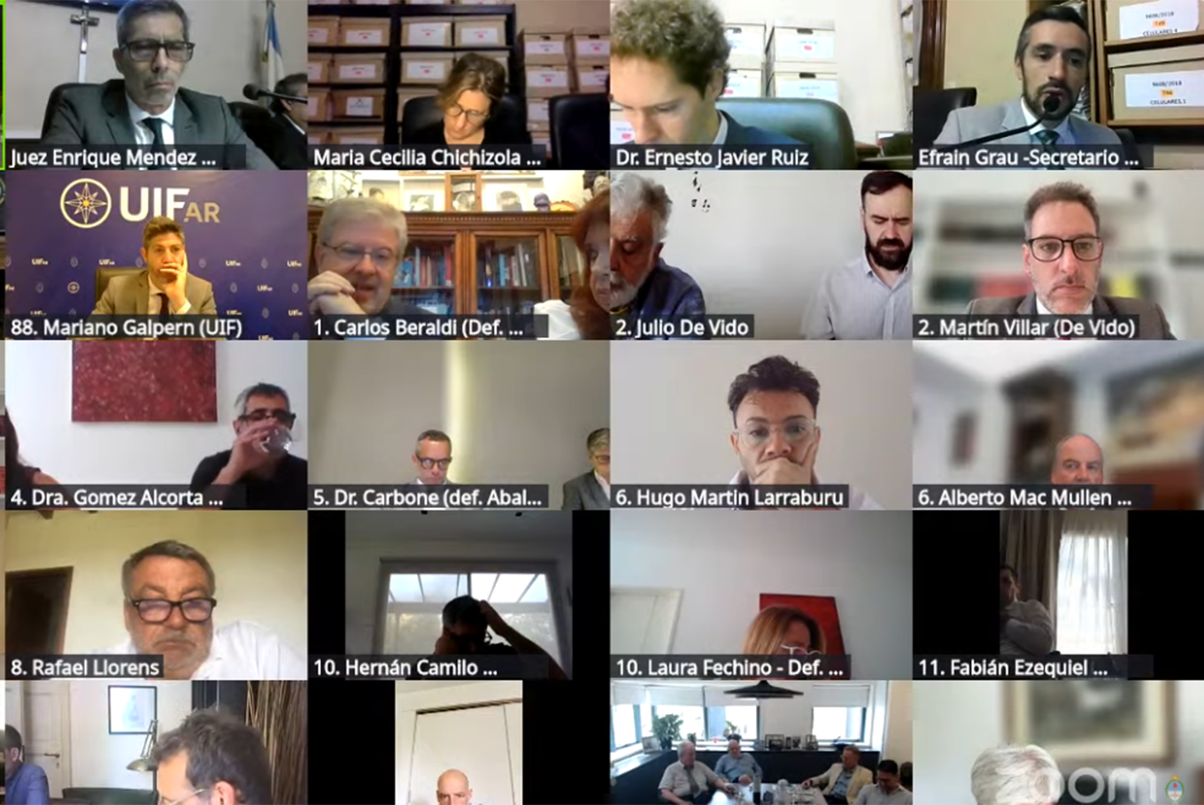 Causa cuadernos, audiencia del día 27 de noviembre