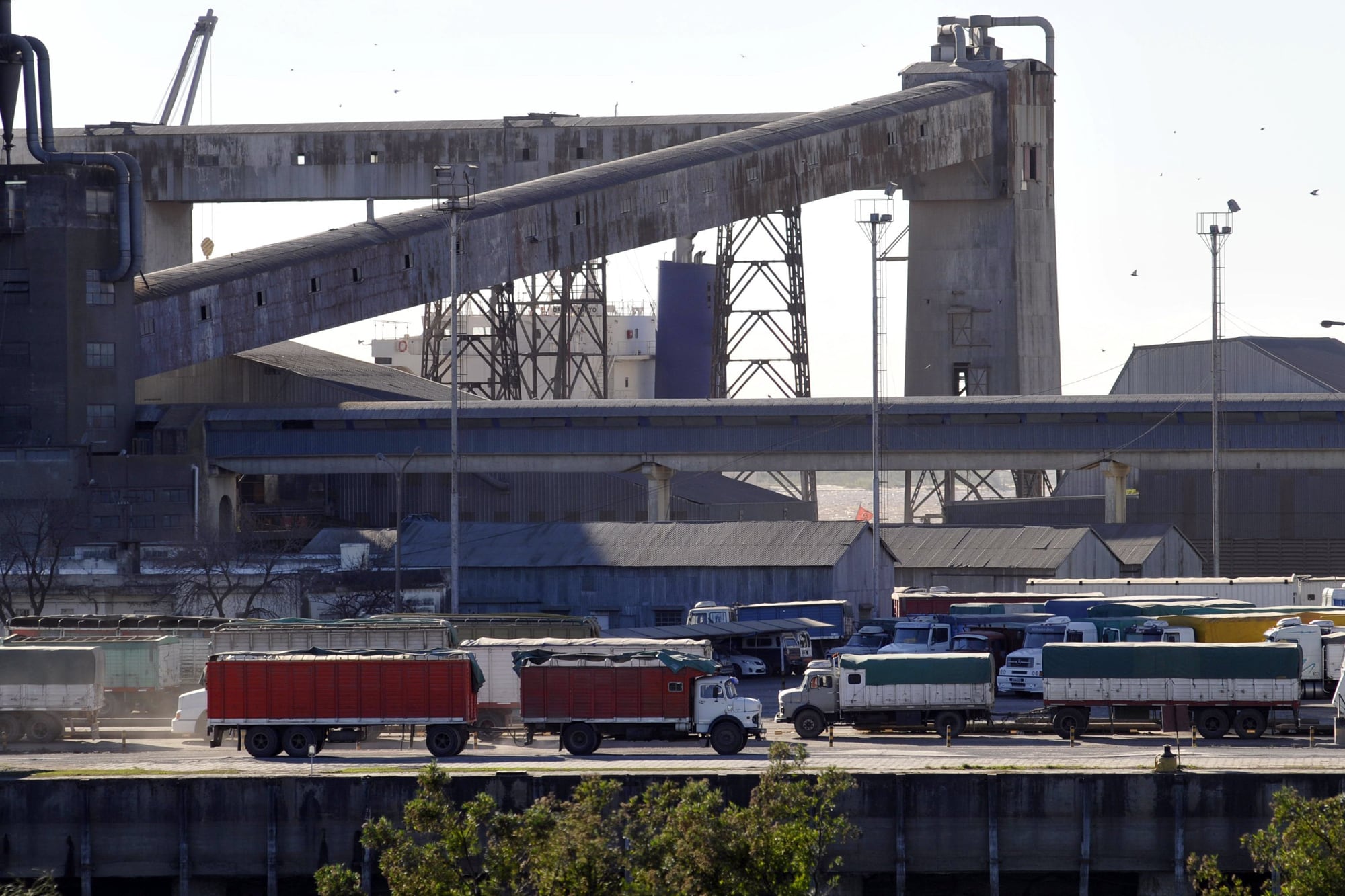El transporte también mostró un deterioro en la capacidad de compra de los granos