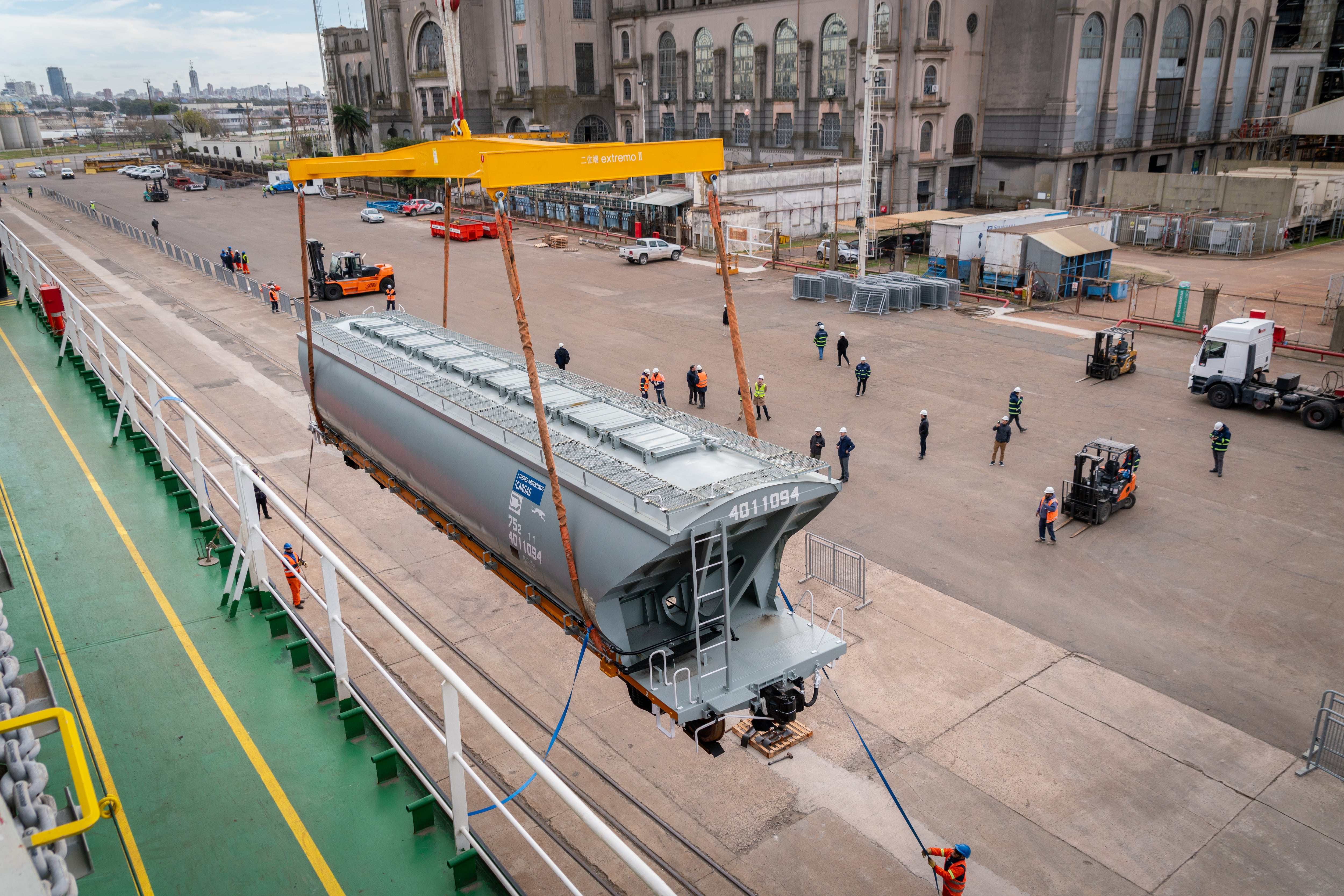 Destacaron que el acuerdo con Belgrano Cargas forma parte de una estrategia más amplia para potenciar el transporte ferroviario de granos