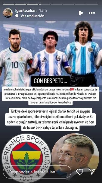 El descargo de Elián Valenzuela luego de que le suspendieron su cuenta de Instagram