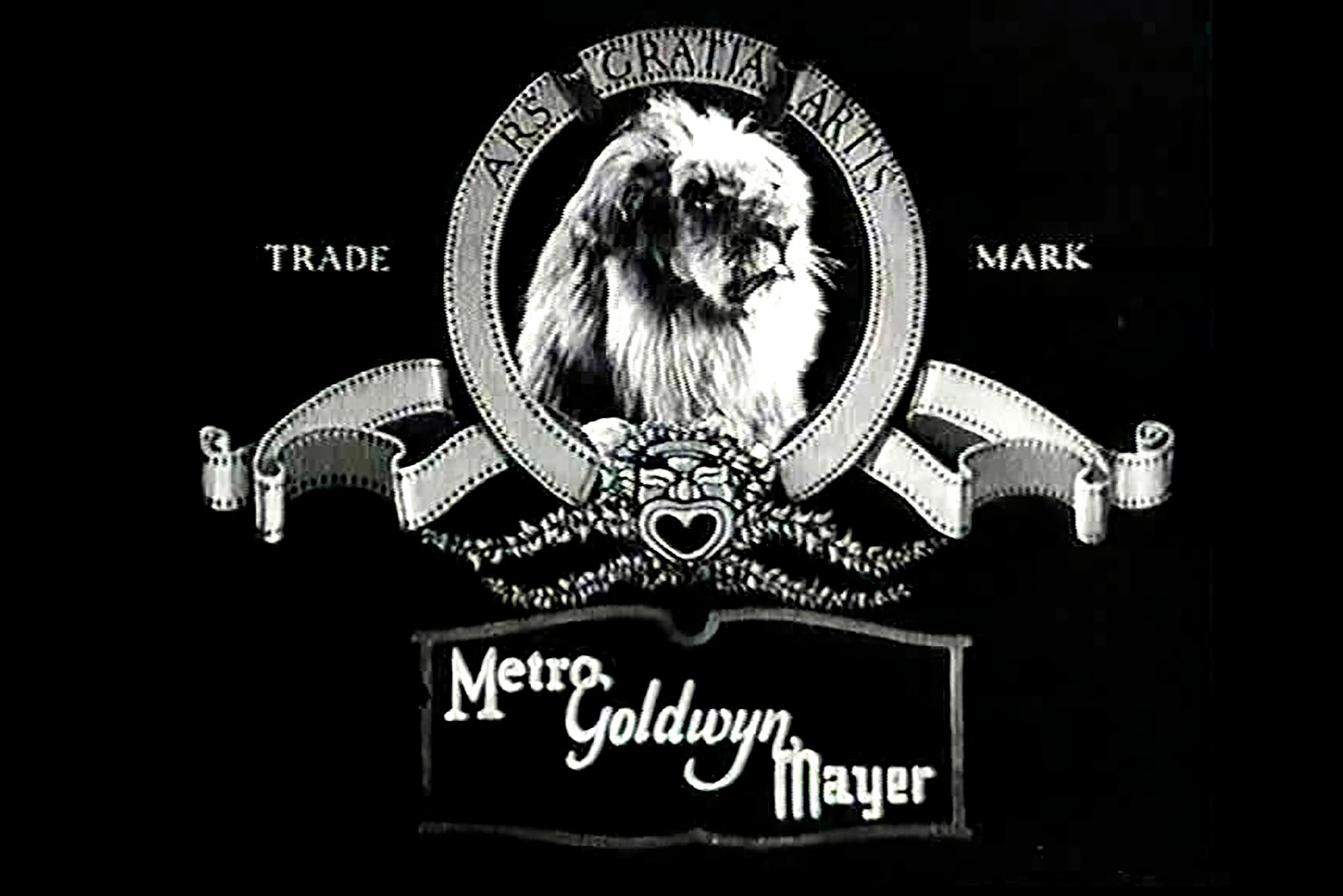 El logo de MGM en sus primeros tiempos como estudio