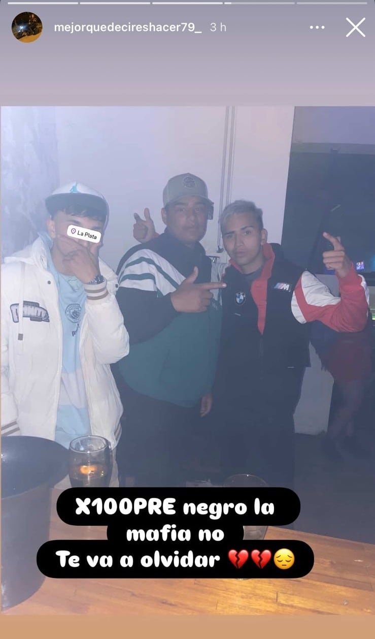 Una de las historias que subió un amigo de Alemán