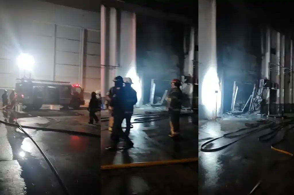 Un incendio afectó las instalaciones de la planta de SanCor en Sunchales