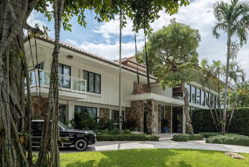 Vista exterior de la casa que compartieron Joe Jonas y Sophie Turner