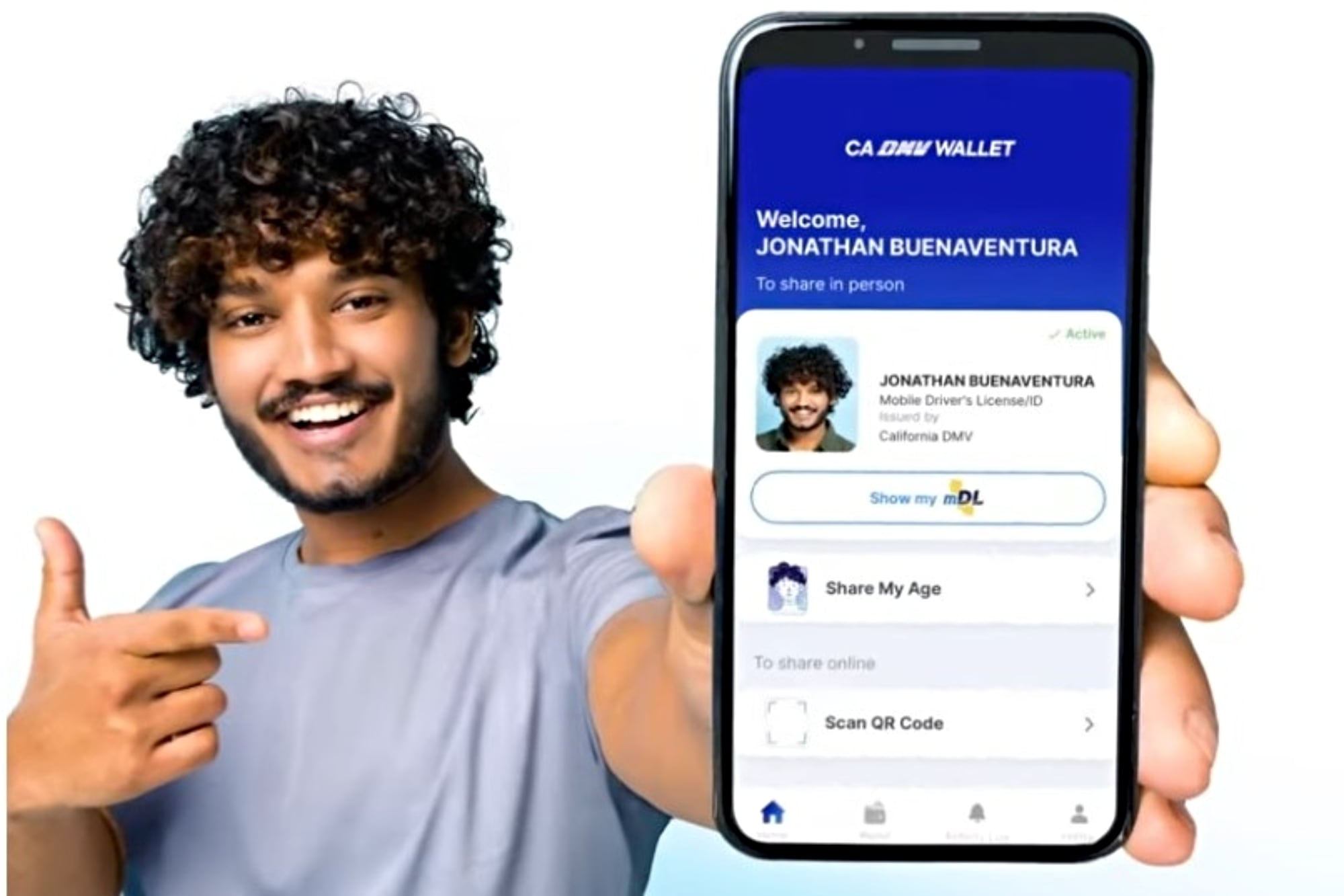 El programa piloto mDL del estado está en curso y está limitado a 1,5 millones de participantes