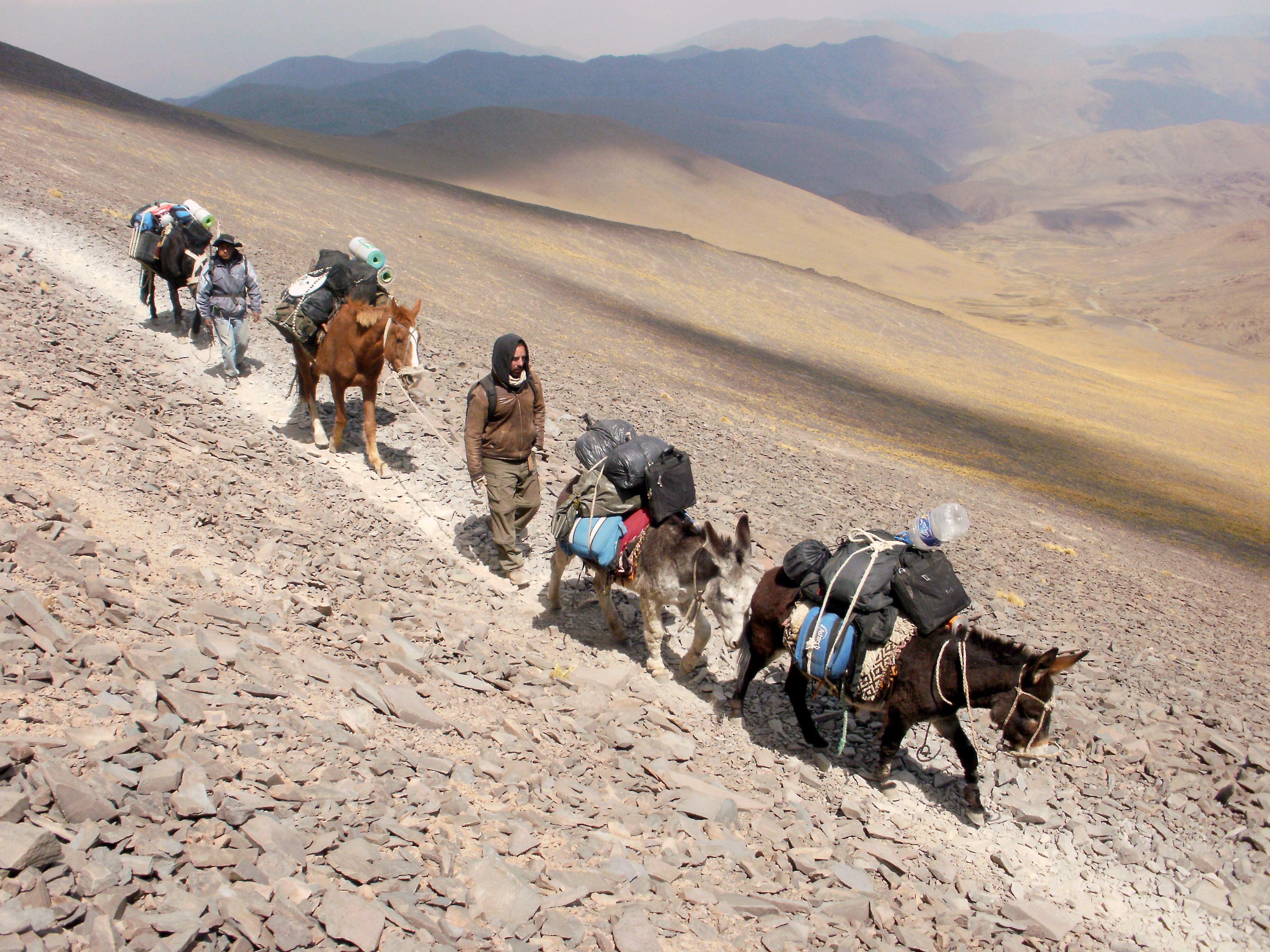 Trabajo de campo en la medición del Camino del Inca, Qhapaq Ñan