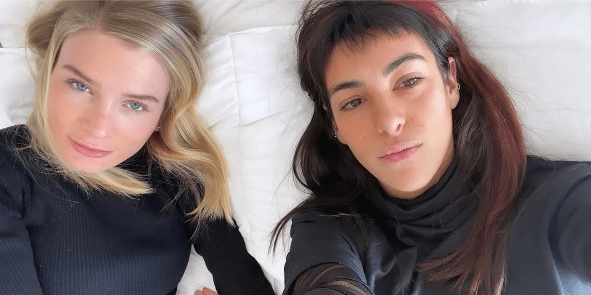 Tati junto a Fini cuando su amistad no se había roto