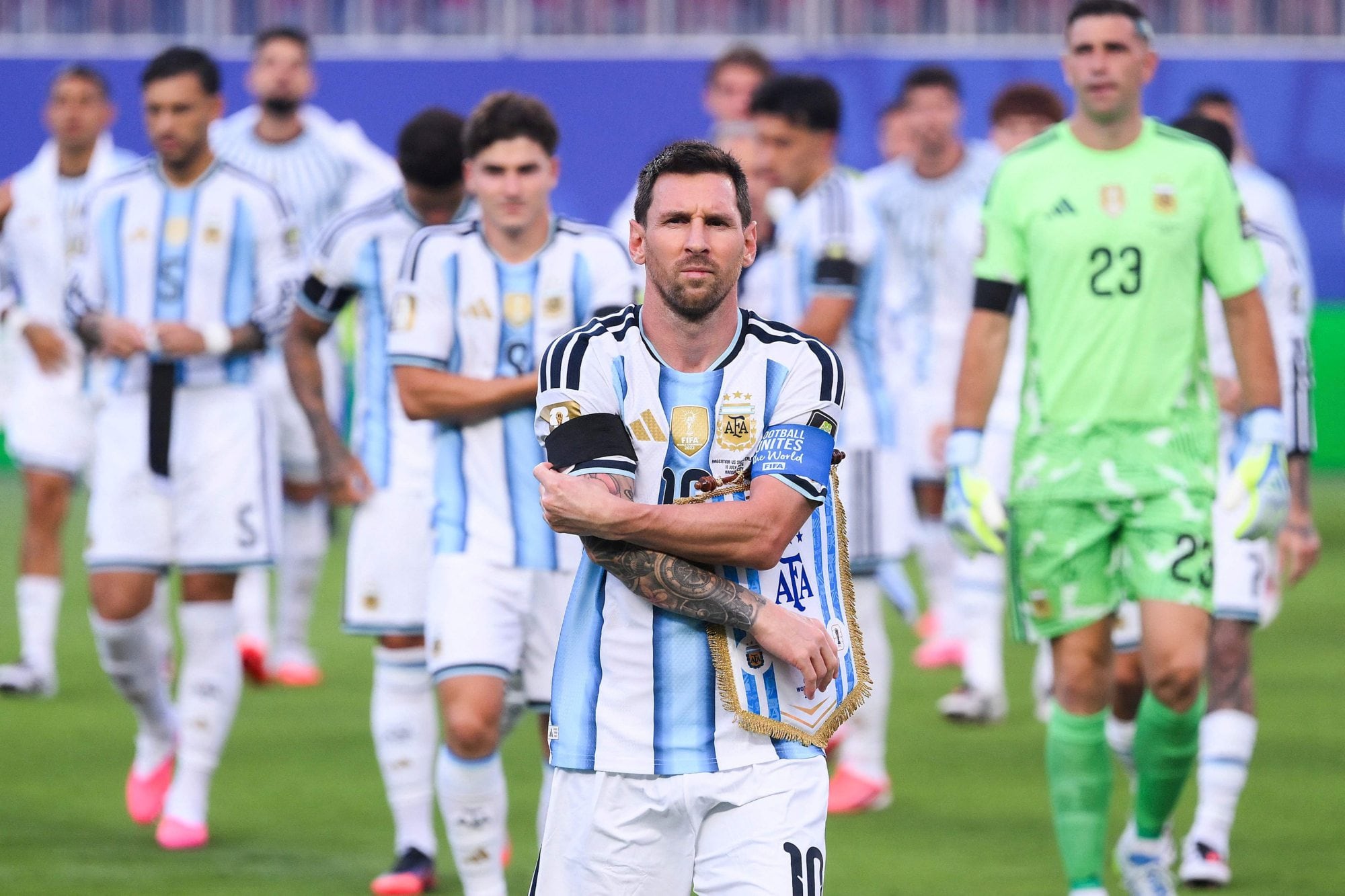 Será el primer duelo entre Argentina e Inglaterra en un Mundial desde 2002 y el primero para la colosal carrera de Lionel Messi