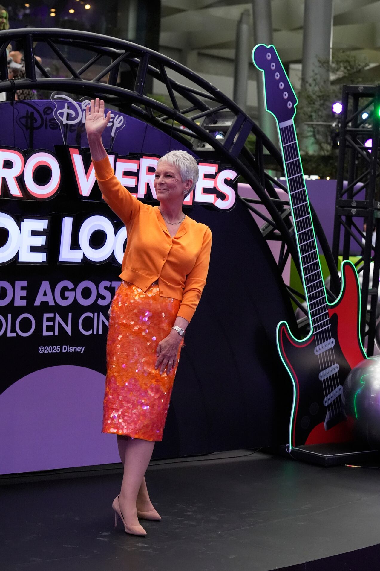 Jamie Lee Curtis el mes pasado en el estreno de Un viernes de locos en la Ciudad de México