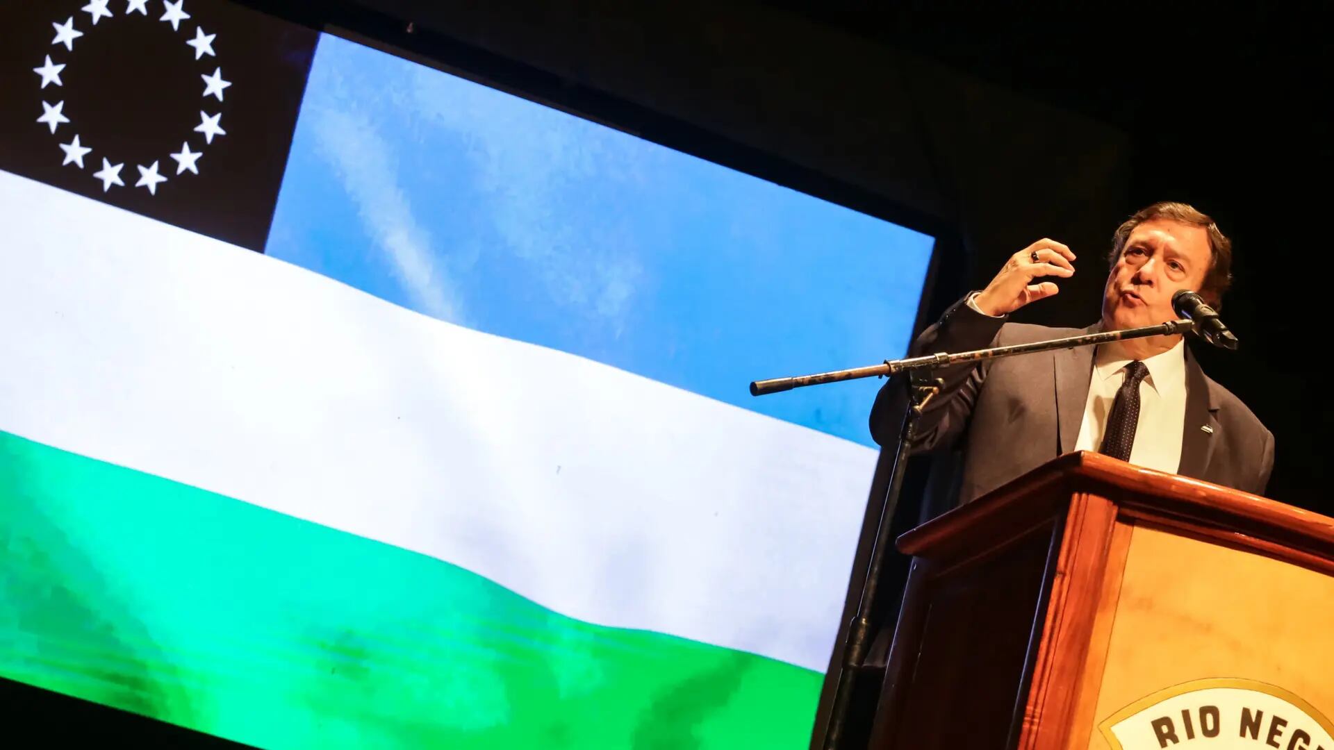 El gobernador rionegrino Alberto Weretilneck