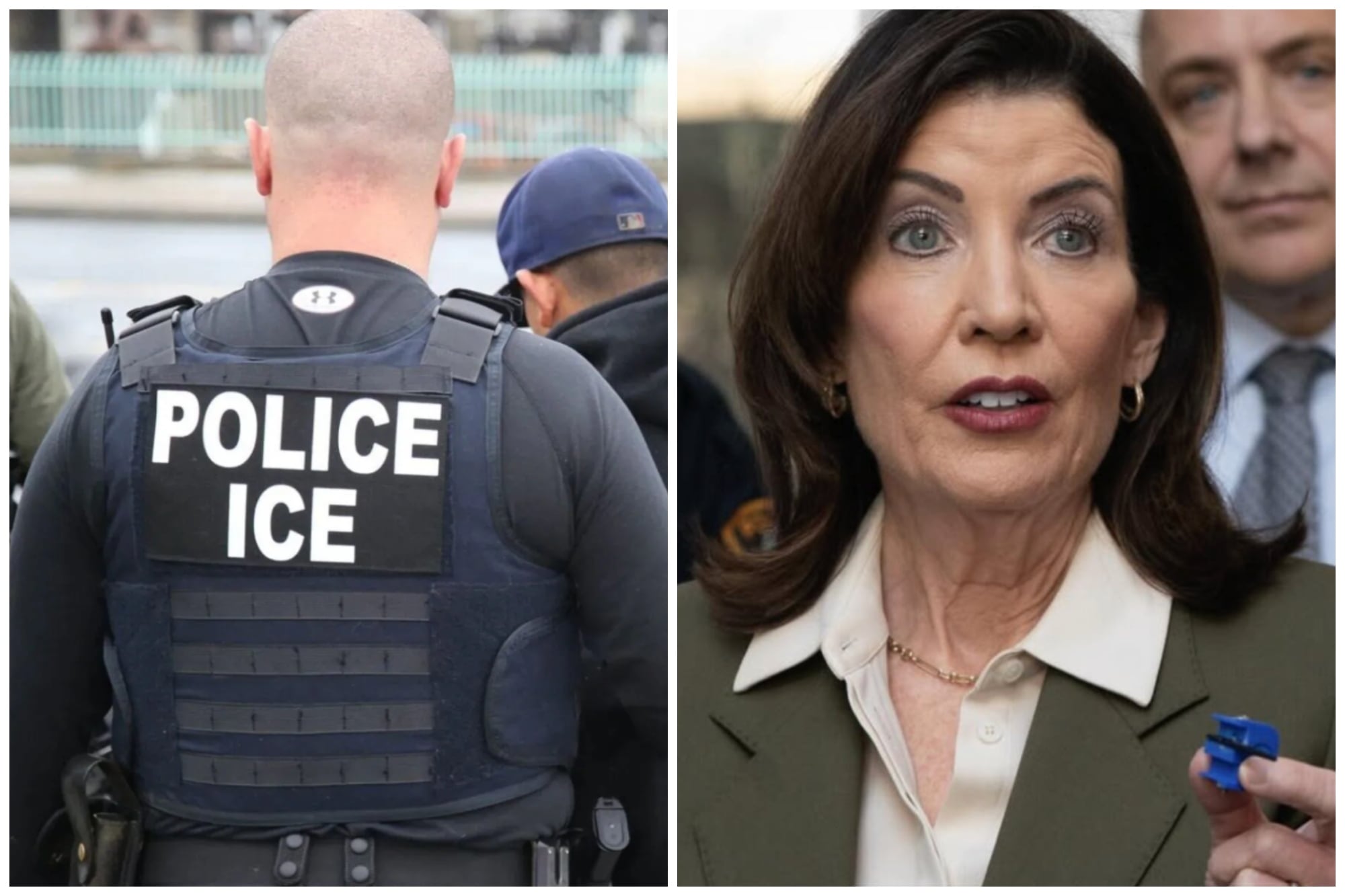 La ley firmada por la gobernadora Kathy Hochul prohíbe a los agentes del ICE utilizar mascarillas en Nueva York