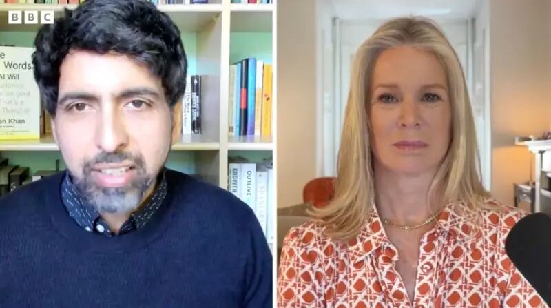 El autor Sal Khan habló con la periodista Katty Kay