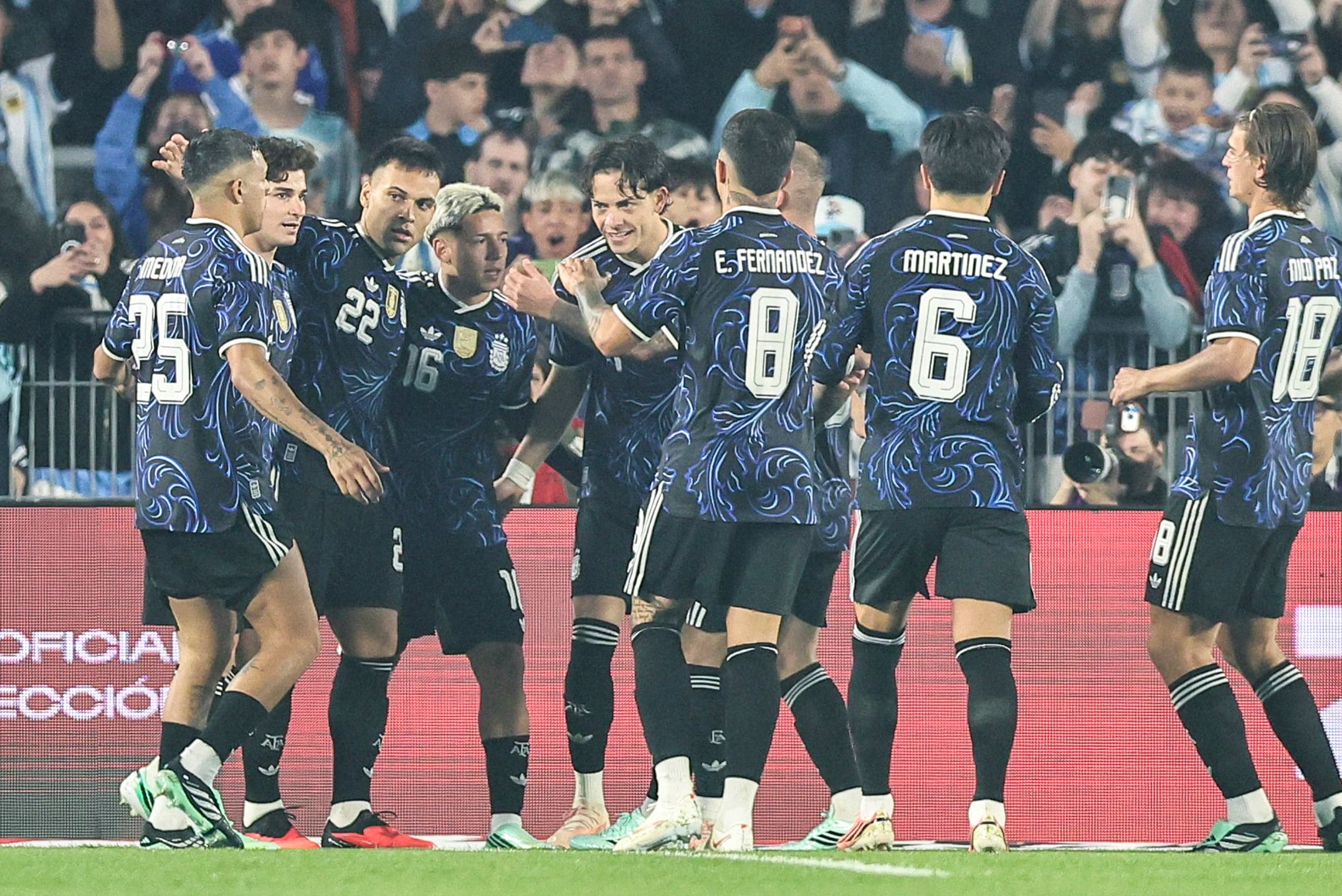 La selección argentina goleó a Burkina Faso