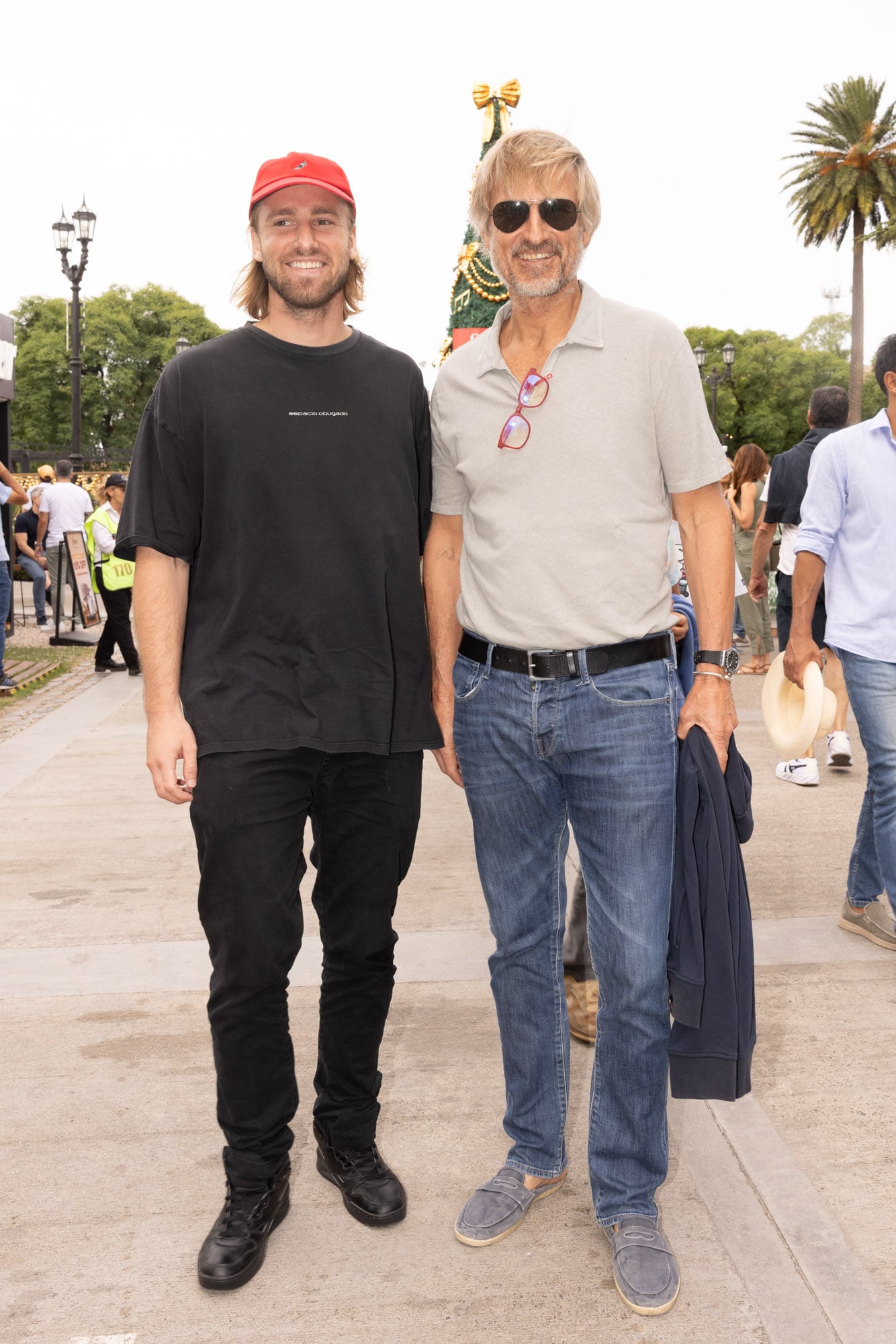 Francisco Bosch llegó acompañado por su hijo, Silvestre, o Chiver, como le dicen sus amigos