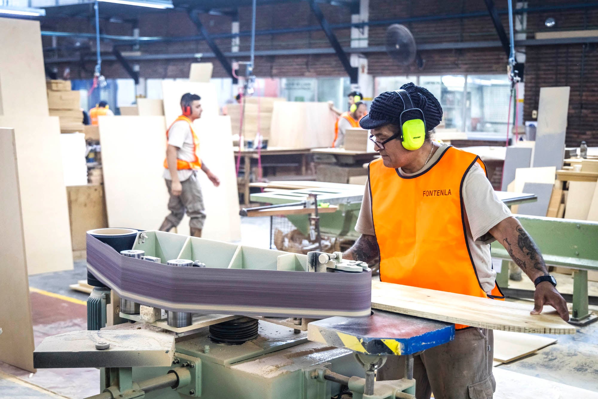 Trabajador del sector industrial