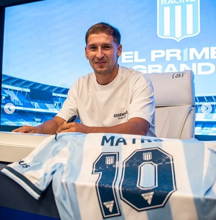 Matko Miljevic llegó a Racing en el último mercado de pases y lleva jugados 9 partidos