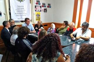 El Gobierno se reunió con grupos anti G-20 y cuestionó el recorrido de la marcha