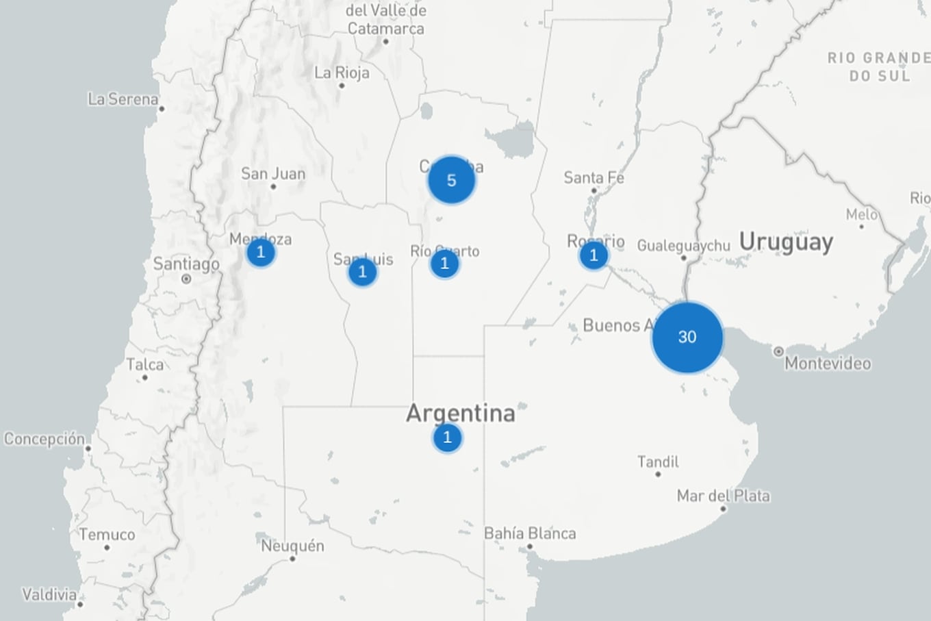 Qué provincias tienen centros de datos e en la Argentina